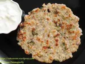 Sabudana Thalipeeth is a pancake made with Sabudana and Potato