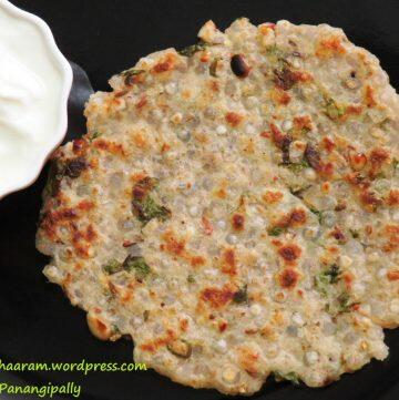 Sabudana Thalipeeth is a pancake made with Sabudana and Potato
