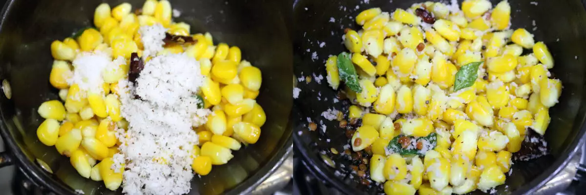 The ready-to-eat Sweet Corn Sundal