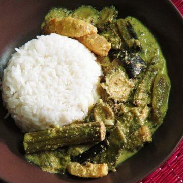 Shukto | Bengali Style Mixed Vegetables cooked in a mustard and poppy seed paste
