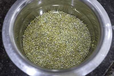 Soak the bajra for 6 to 8 hours.