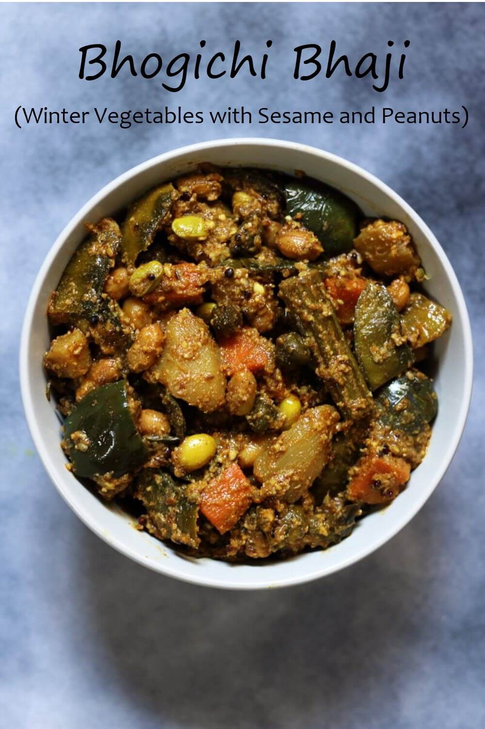 Bhogichi Bhaji | A Makara Sankranti Recipe from Maharashtra - ãhãram