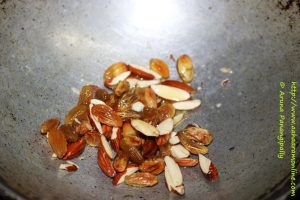 Fry the Dry Fruits
