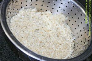 Making Narali Bhaat - Wash the Rice