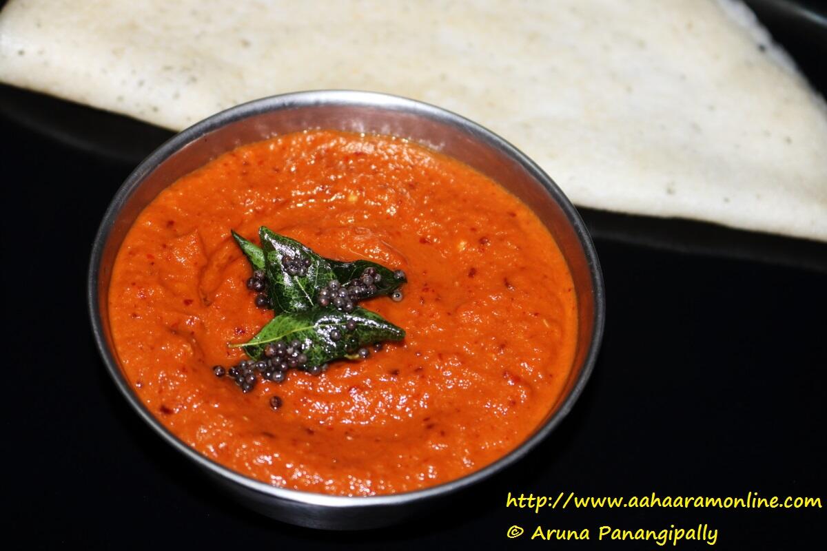 Vengaya Pachadi | Onion Chutney for Idli and Dosa