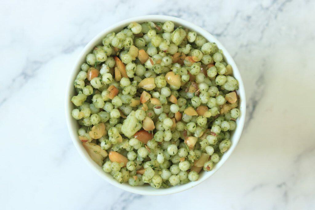 Spicy Green Sabudana Khichdi