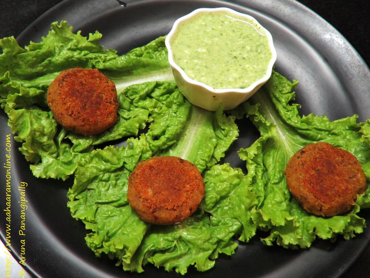 Vegetarian Galouti Kebab with Soya and Rajma