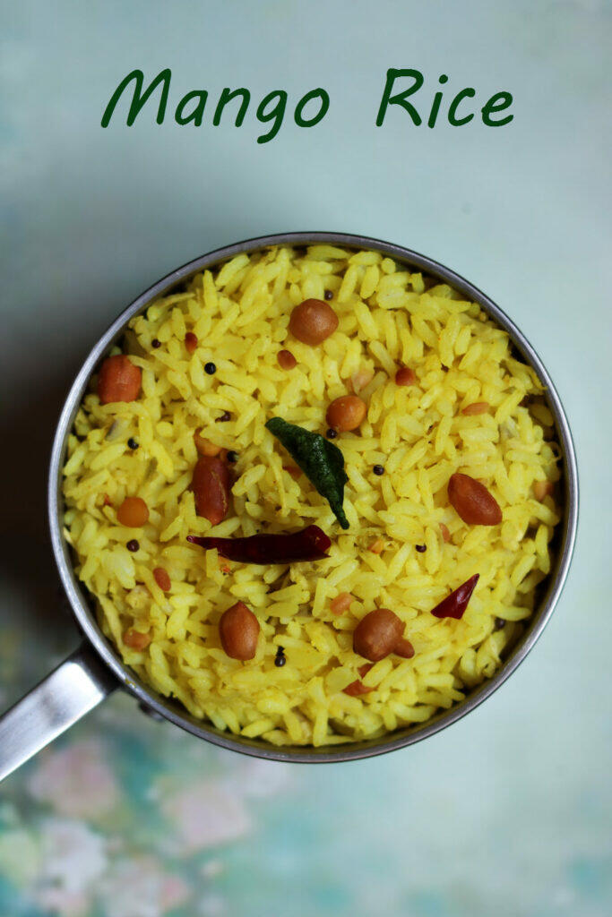 Mango Rice or Mamidikaya Pulihora is a vegan, gluten-free one-dish meal that is also suitable for a kidney diet.