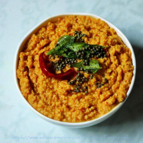 Kandi Pachadi | Andhra Tuvar Dal Chutney