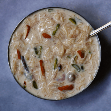 Sheer_Khurma | Milk Pudding with Dates and Vermicelli for Eid