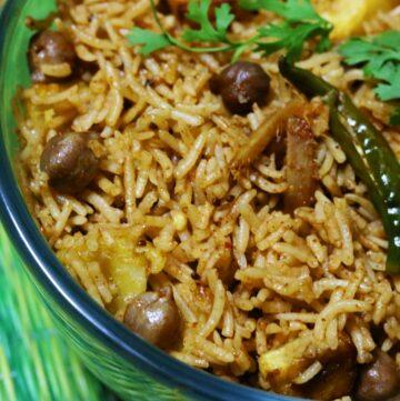 Spicy Chole Biryani | The Perfect One Dish Meal