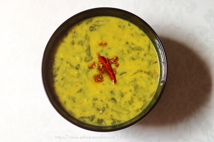 Moong Dal Palak | Green Gram with Spinach