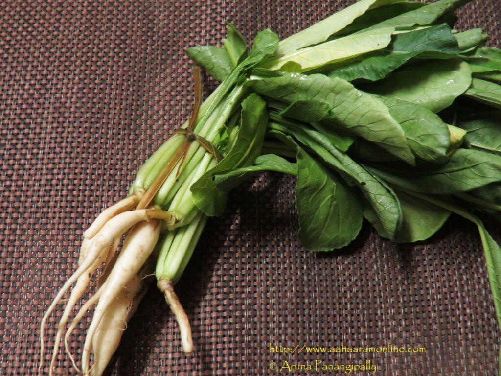 Spicy Mooli ke Patte ki Sabzi Radish Leaves Stir Fry ãhãram