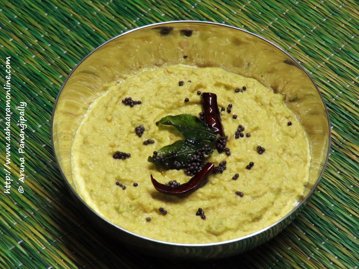Andhra Raw Mango and Sesame Chutney Andhra Raw Mango and Sesame Chutney