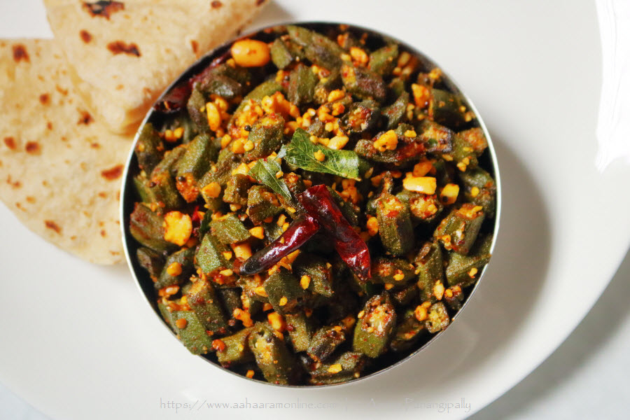 Okra Peanut Stir-fry from Maharashtra