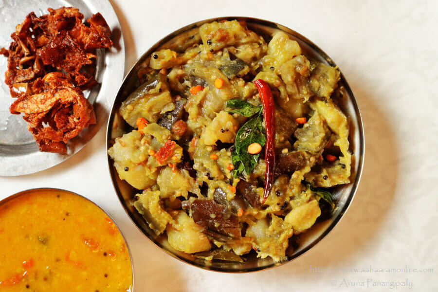 Vankaya Bangala Dumpa Mudda Kura | Brinjal and Potato Mash from Andhra Pradesh