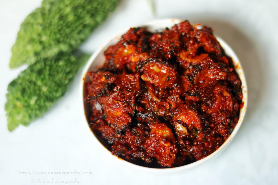 Andhra Karela Achar | Bitter Gourd Pickle