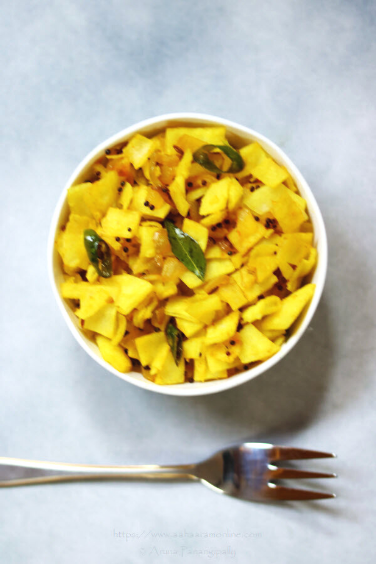 Rice Roti Upma (Poha) Kottu Pathiri Low Potassium Recipe (Renal Diet)