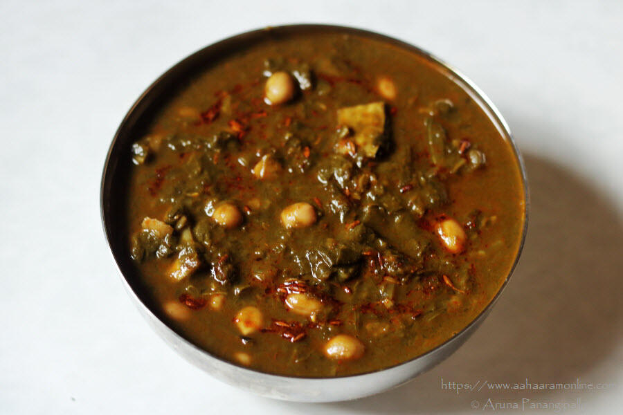 Aluchi Bhaji | Aluche Fatfate: Taro Leaves Curry from Maharashtra