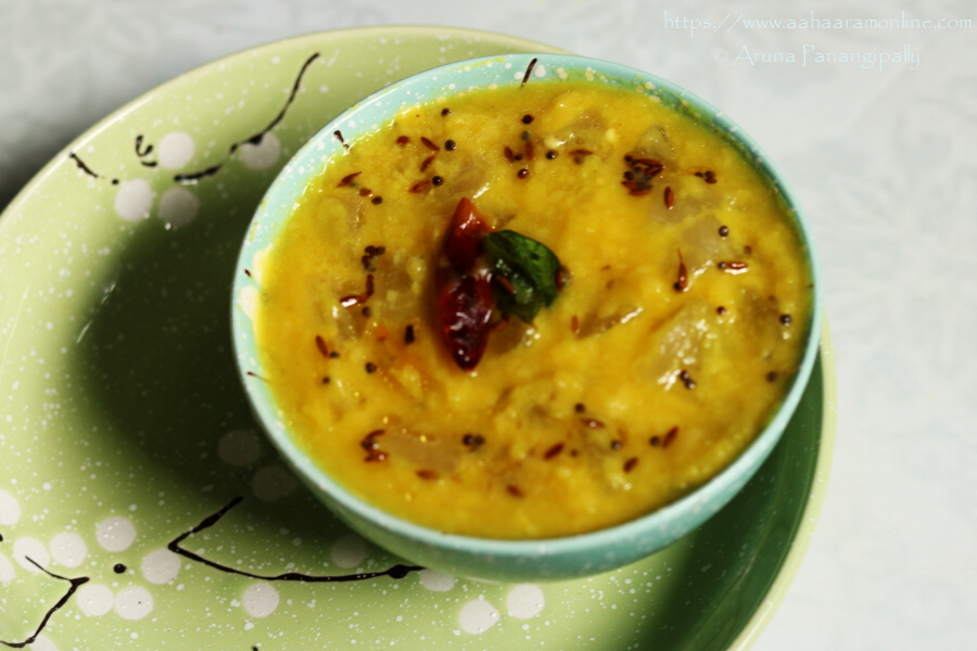 Dal with Madras Cucumber