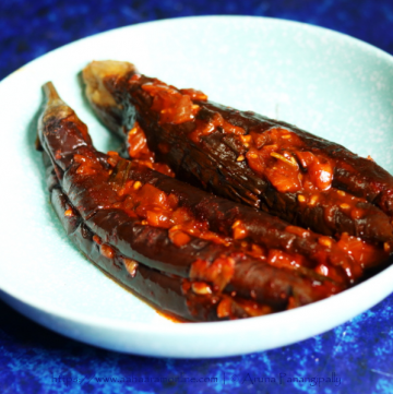 Gochujang Gaji-jjim | Korean Spicy Steamed Eggplant with Gochujang