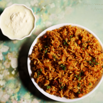 Tomato Rice | Thakkali Sadam | Tomato Annam