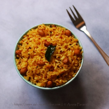 Peanut Rice | Verkadalai_Sadam | Verusenaga Annam