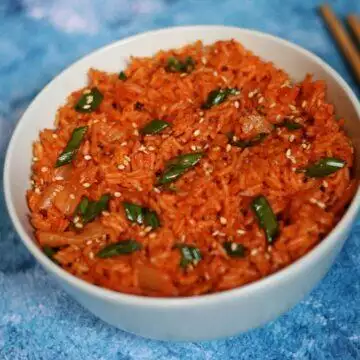 Vegan Kimchi Fried Rice or Kimchi Bokkeumbap