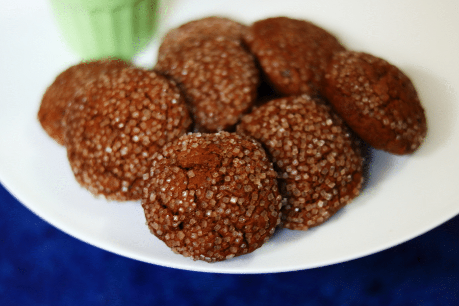 Chewy Ginger Cookies for Christmas