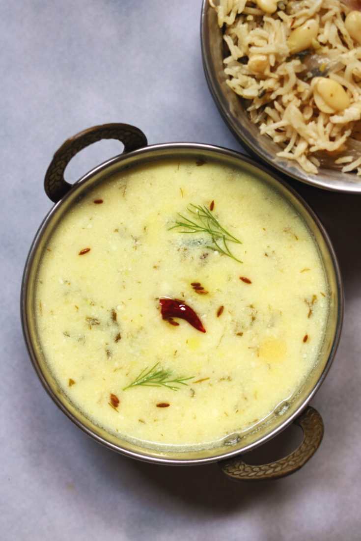 Gujarati Suva Kadhi | Shepuchi Kadhi | Dill Kadhi - ãhãram