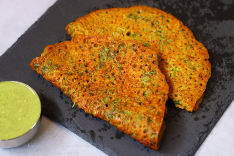 Jwariche Dhirde or Ghavan Instant GlutenFree, Spicy Jowar Flour Dosa