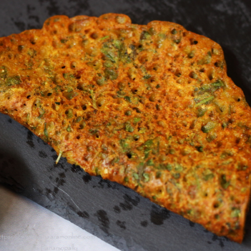 Jwariche Dhirde or Ghavan Instant GlutenFree, Spicy Jowar Flour Dosa
