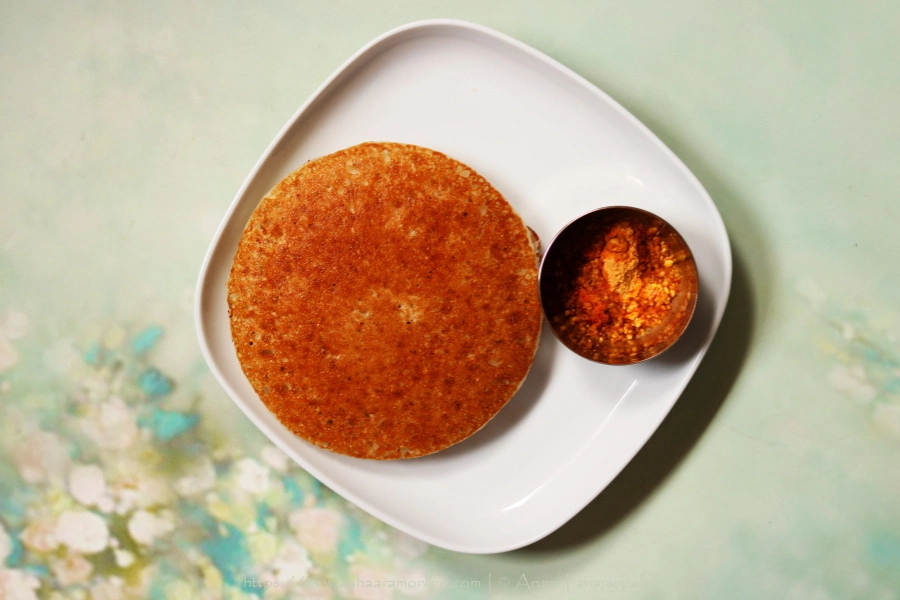 Bun Dosa, a thick pancake made with rice and beaten rice flakes, is a low potassium, low sodium, low phosphorous renal diet recipe