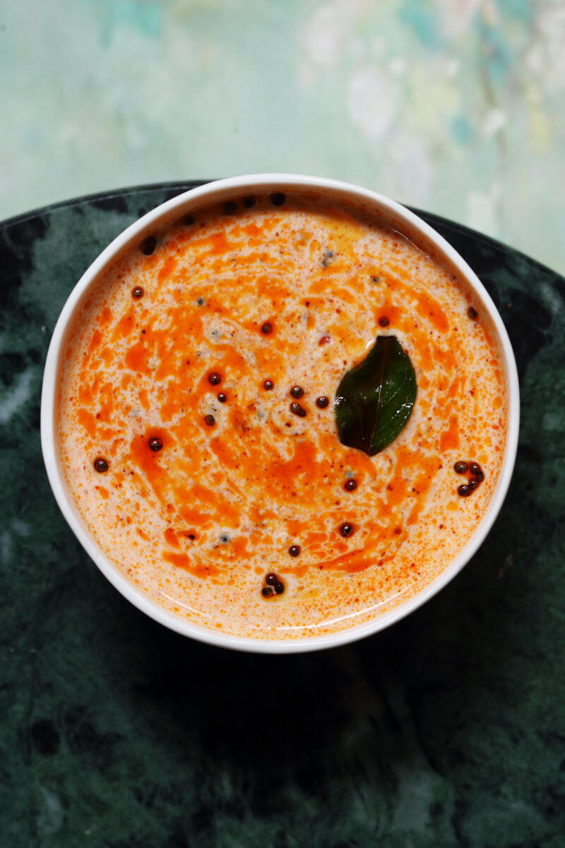 Avakai Perugu Pachadi Mango Pickle and Yogurt Chutney ãhãram