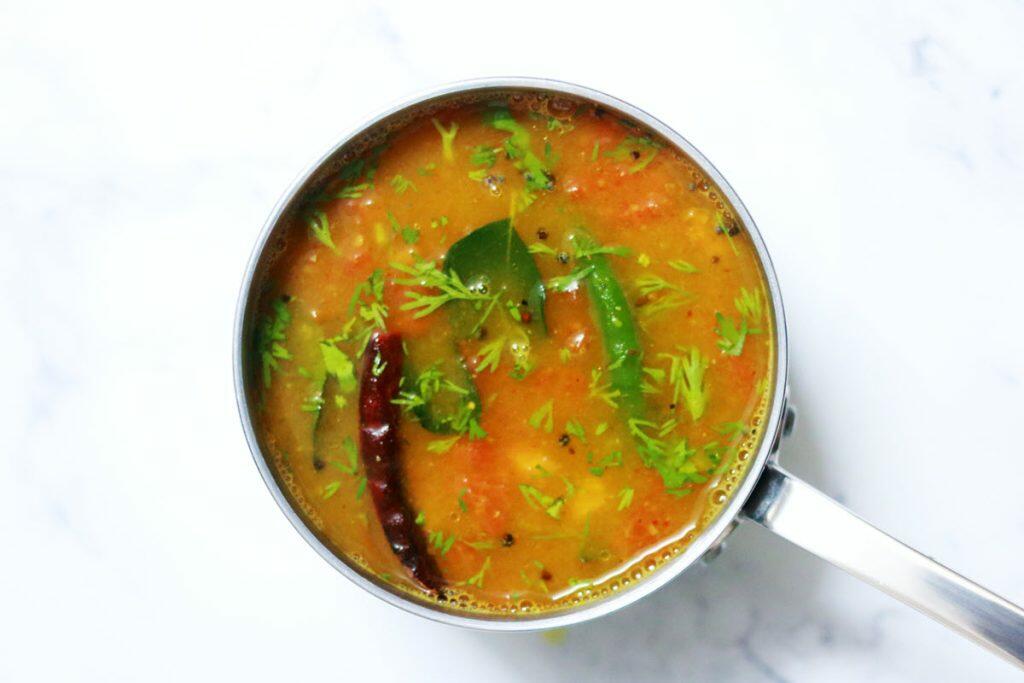 Sathukudi Rasam is a traditional Sweet Lime Rasam made in Tamil Nadu.