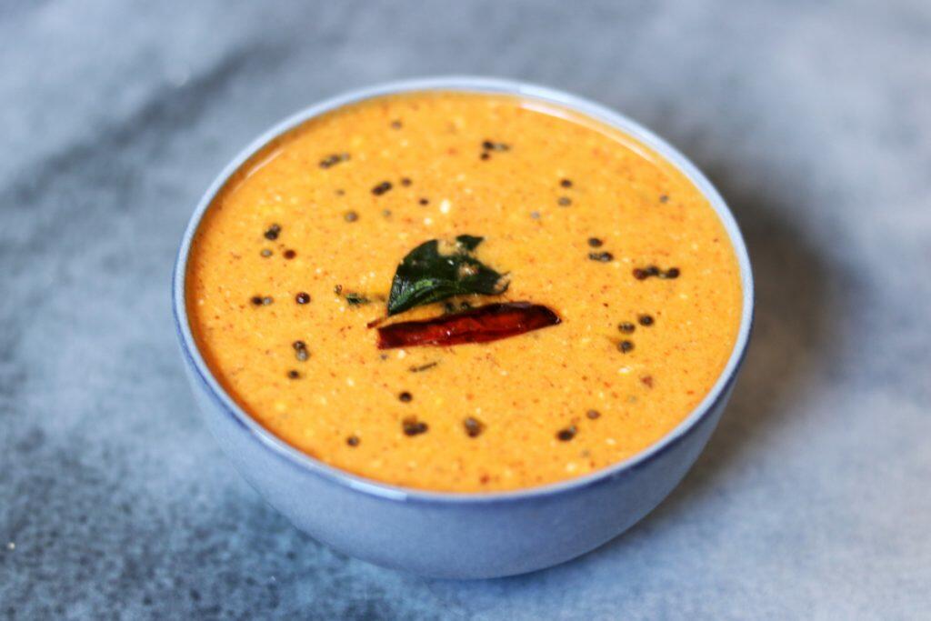 Menthe Tambuli, also called Menthye Tambli, is a delicious yogurt flavoured with fenugreek, coconut, and cumin.