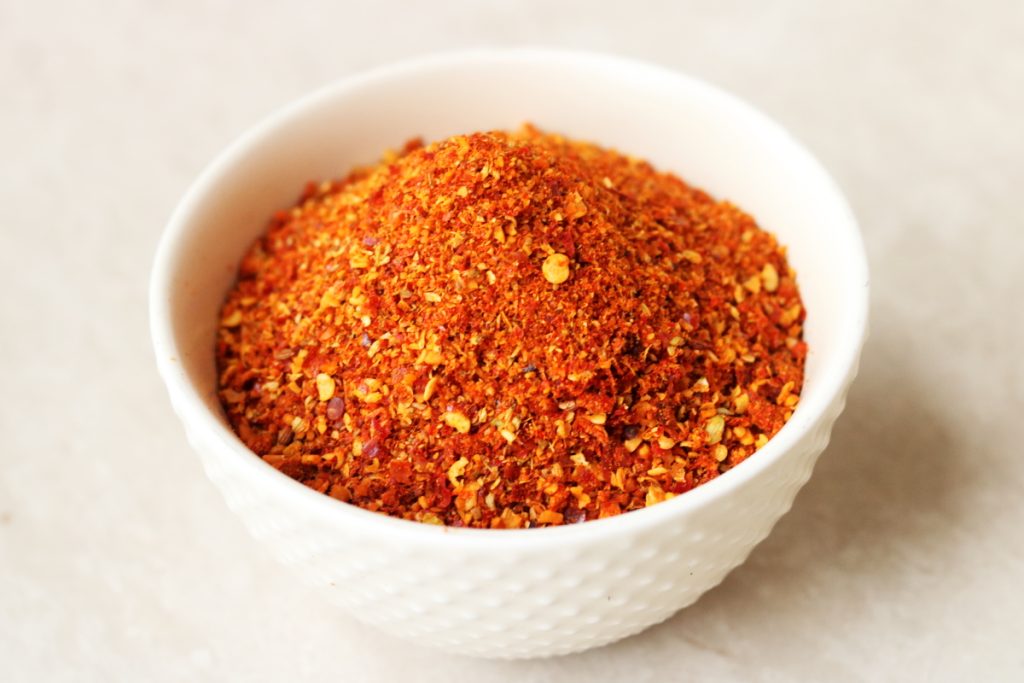 Kura Karam Spicy Andhra Curry Powder for Stir Fried Vegetables