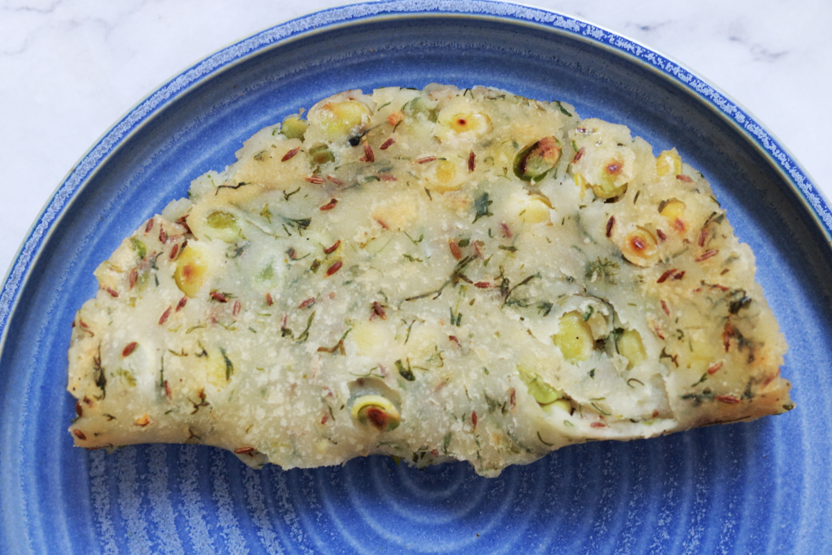Akki Rotti Rice Avarekalu Akki Rotti | Rice Flour Pancake with Hyacinth Beans - ãhãram