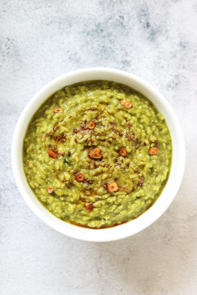 Dal Palak Khichdi, the ultimate winter comfort food, is a delicious protein and iron-rich one-dish meal. 