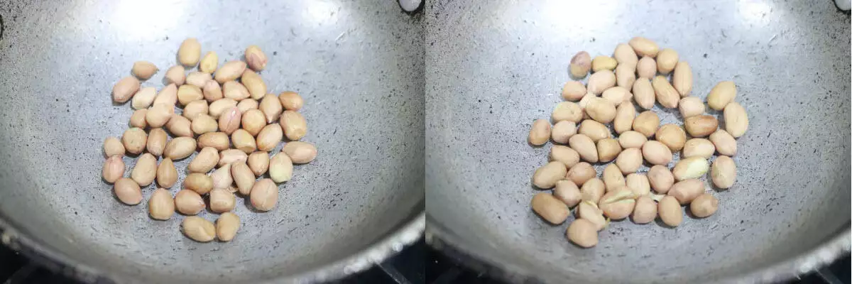 Lightly roasted peanuts