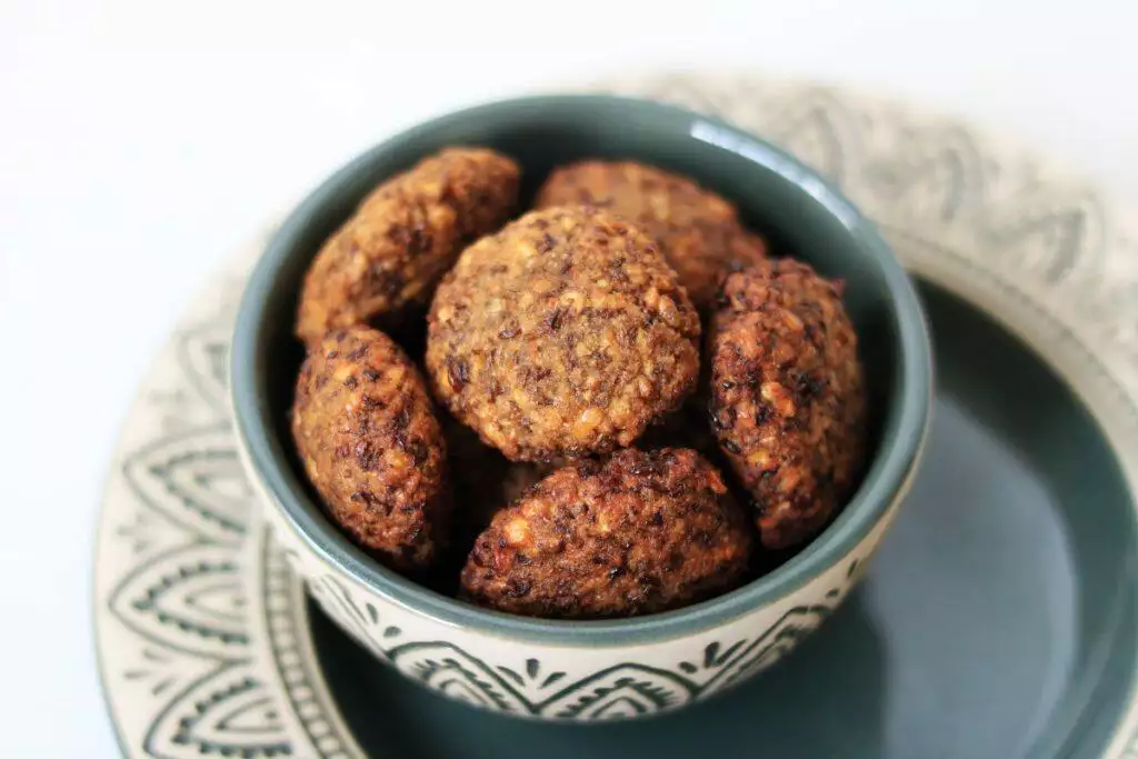 The Andhra Green Moong Dal Vada. Called Pesara Garelu in Telugu.