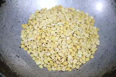 Lightly roasted tuvar dal.