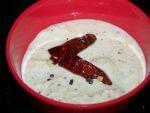 Kobbari Gulla Senaga Pappu Pachadi/Coconut and Roasted Gram Chutney