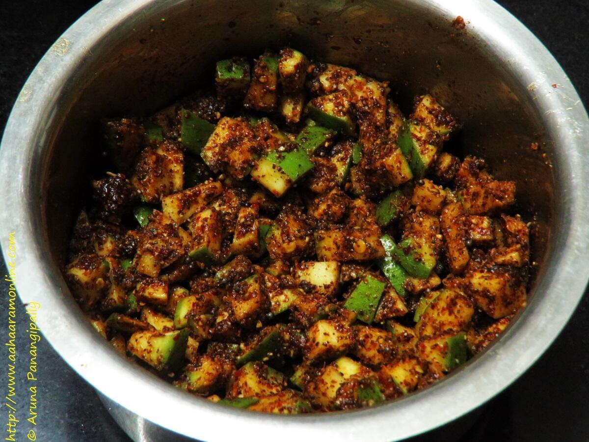 Instant Mango Fenugreek Pickle from Andhra Pradesh