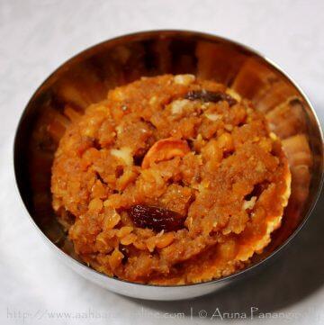 Hayagriva Maddi, a Chana Dal Halwa from the Mangalore-Udupi region of Karnataka