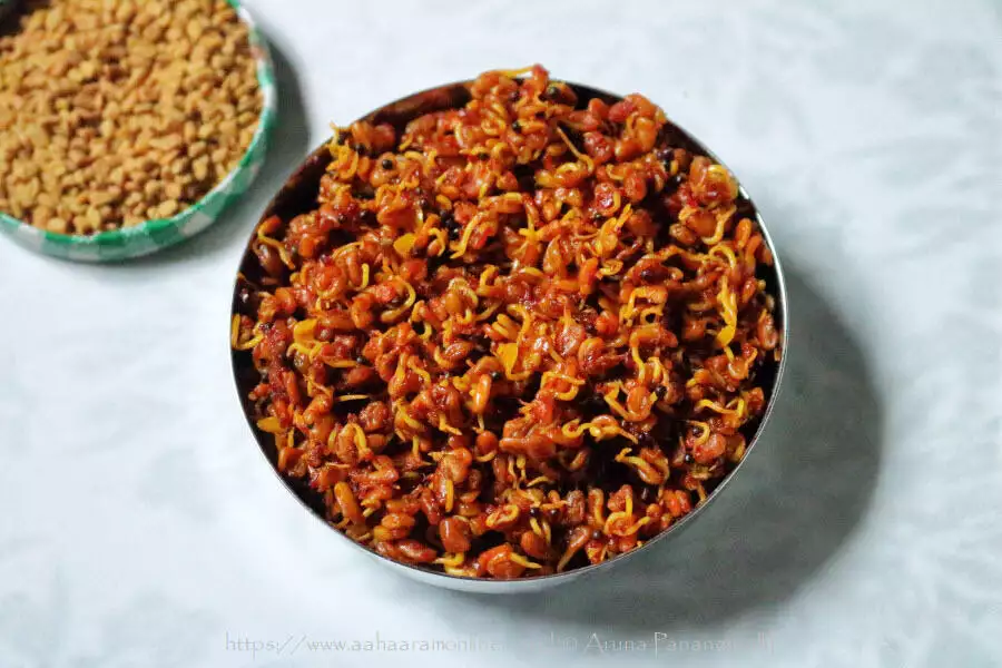 Sprouted Fenugreek Seeds Pickle