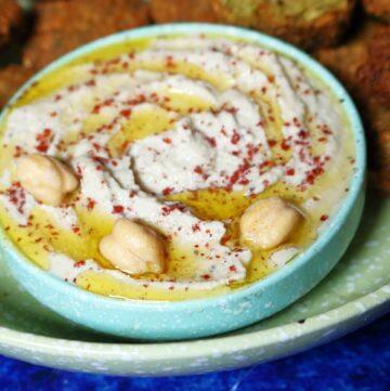 Sumac Hummus with Falafel